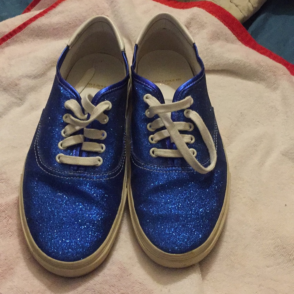 Men’s saint laurent glitter skippers